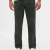 Relaxte rechte broek van corduroy