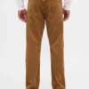 Relaxte rechte broek van corduroy