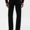 Relaxte rechte broek van corduroy
