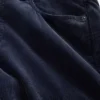 Relaxte rechte broek van corduroy