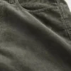 Relaxte rechte broek van corduroy