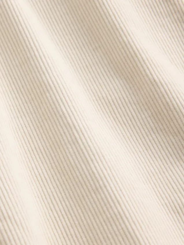Relaxte rechte broek van corduroy