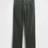 Relaxte rechte broek van corduroy