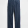 Relaxte rechte broek van corduroy