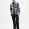 Relaxte rechte broek van wolmix