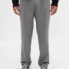 Relaxte rechte broek van wolmix
