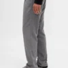Relaxte rechte broek van wolmix