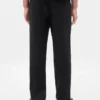 Relaxte rechte broek van wolmix