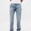 Relaxte rechte carpenter-Jeans