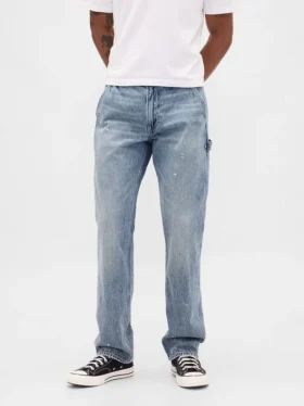 Relaxte rechte carpenter-Jeans