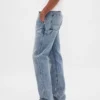 Relaxte rechte carpenter-Jeans