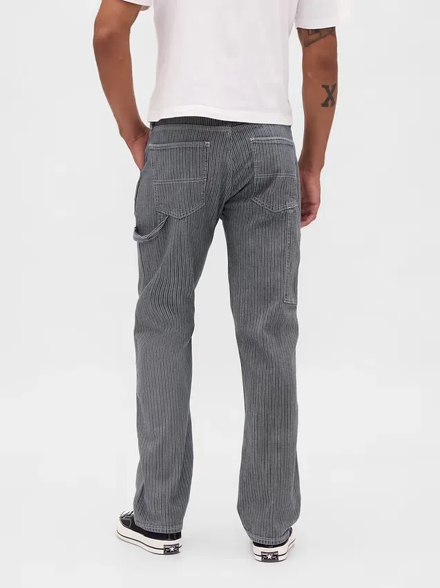 Relaxte rechte carpenter-Jeans