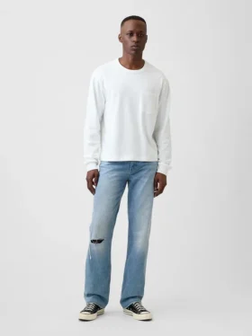 Relaxte rechte Jeans