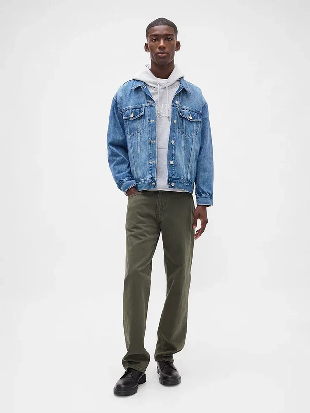 Relaxte rechte Jeans