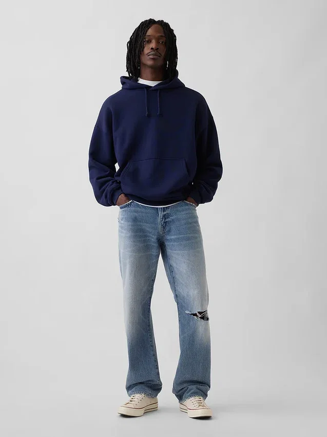 Relaxte rechte Jeans