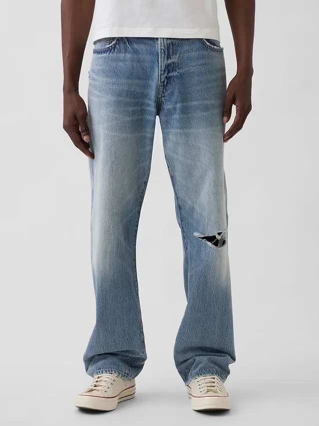 Relaxte rechte Jeans