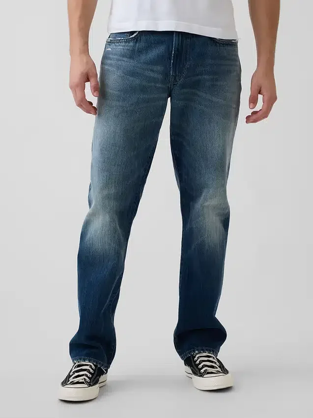 Relaxte rechte Jeans