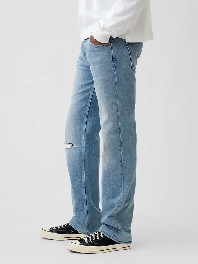 Relaxte rechte Jeans