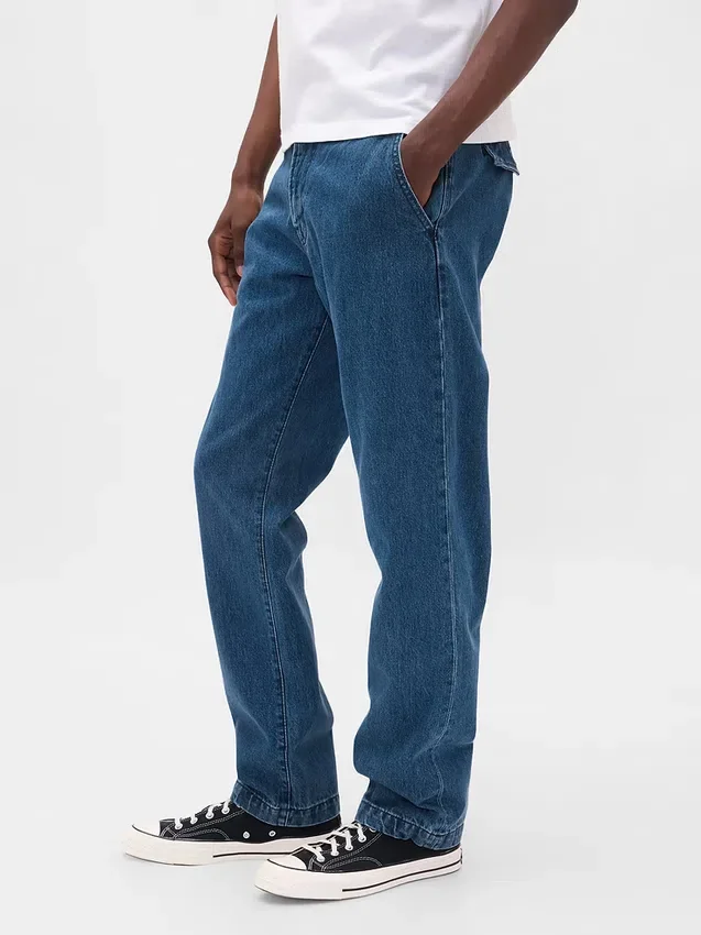 Relaxte rechte Jeans