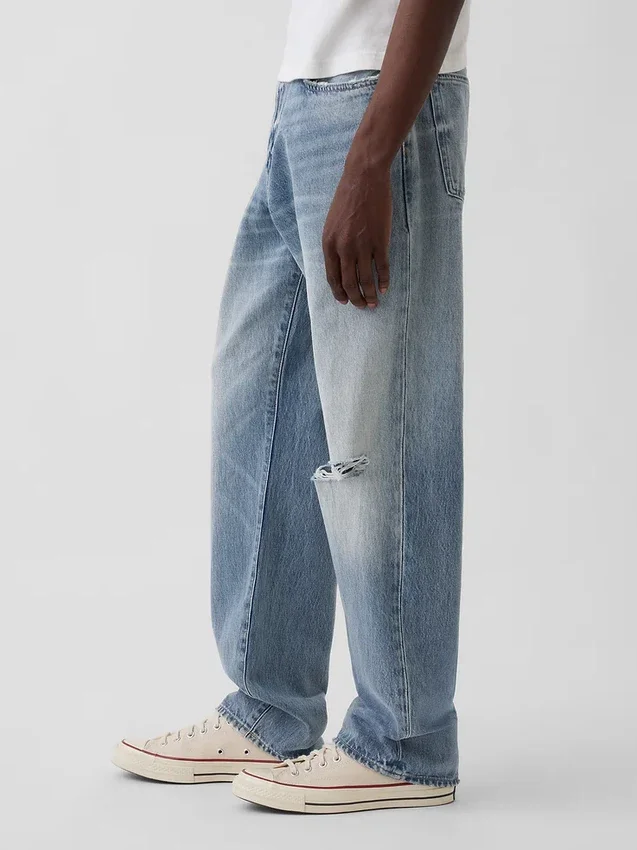 Relaxte rechte Jeans