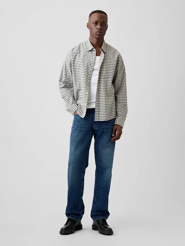 Relaxte rechte Jeans