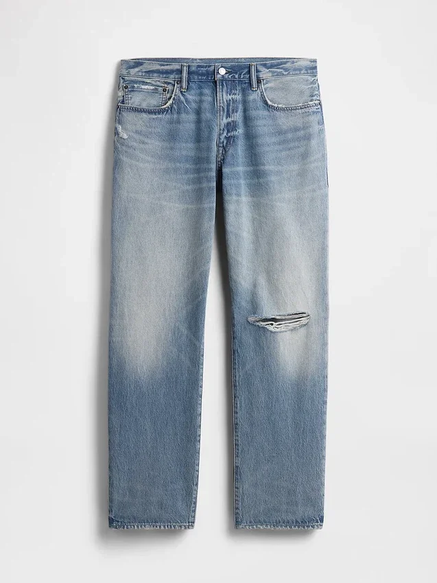 Relaxte rechte Jeans