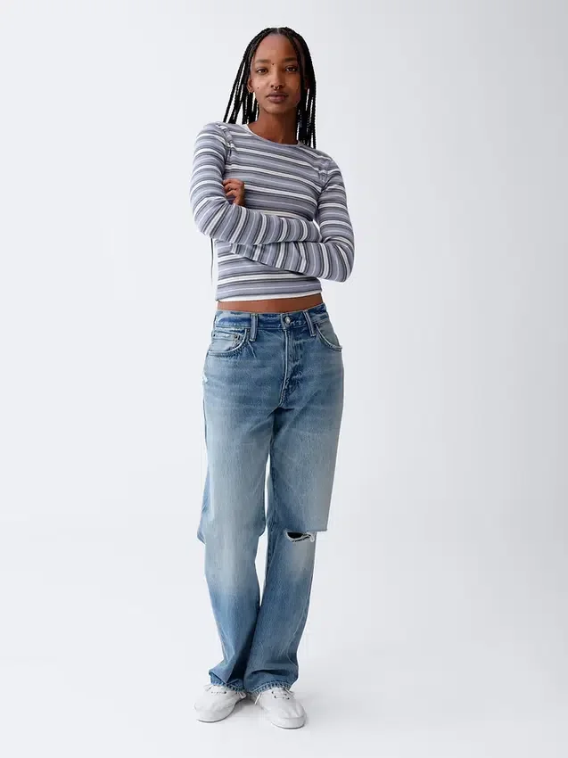 Relaxte rechte Jeans