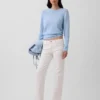 Relaxte rechte Jeans met middelhoge taille