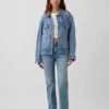 Relaxte rechte Jeans met middelhoge taille