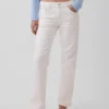 Relaxte rechte Jeans met middelhoge taille