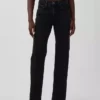 Relaxte rechte Jeans met middelhoge taille