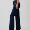 Relaxte rechte Jeans met middelhoge taille