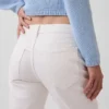 Relaxte rechte Jeans met middelhoge taille