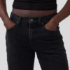 Relaxte rechte Jeans met middelhoge taille