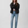 Relaxte rechte Jeans met middelhoge taille
