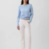 Relaxte rechte Jeans met middelhoge taille