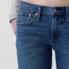 Relaxte rechte Jeans met middelhoge taille
