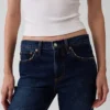Relaxte rechte Jeans met middelhoge taille