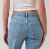 Relaxte rechte Jeans met middelhoge taille