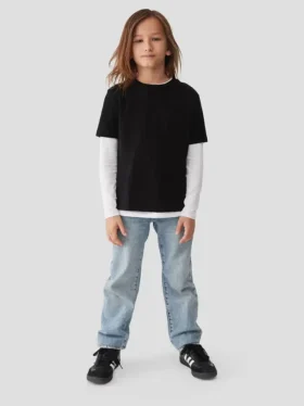 Relaxte rechte Jeans voor kinderen