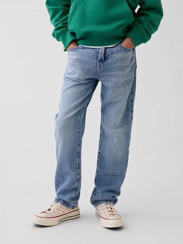 Relaxte rechte Jeans voor kinderen