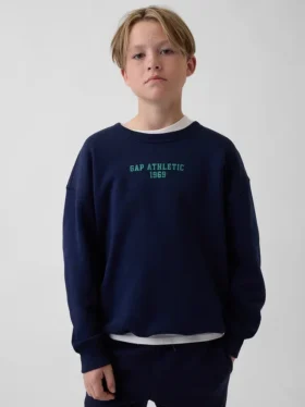 Relaxte sweatshirt met print voor kinderen