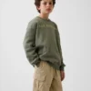 Relaxte sweatshirt met print voor kinderen