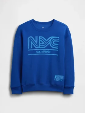 Relaxte sweatshirt met print voor kinderen