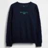 Relaxte sweatshirt met print voor kinderen