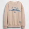 Relaxte sweatshirt met print voor kinderen