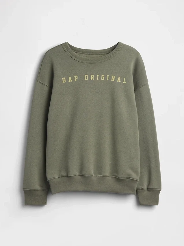 Relaxte sweatshirt met print voor kinderen