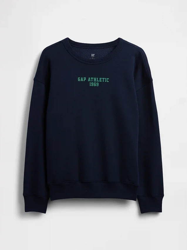 Relaxte sweatshirt met print voor kinderen