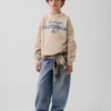 Relaxte sweatshirt met print voor kinderen