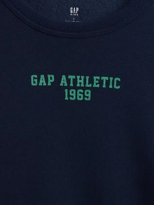 Relaxte sweatshirt met print voor kinderen